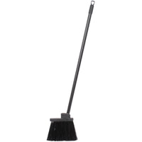 CARLISLE 3686003 DUO-SWEEP 7 1/2" LOBBY BROOM WITH BLACK UNFLAGGED BRISTLES AND 30" HANDLE