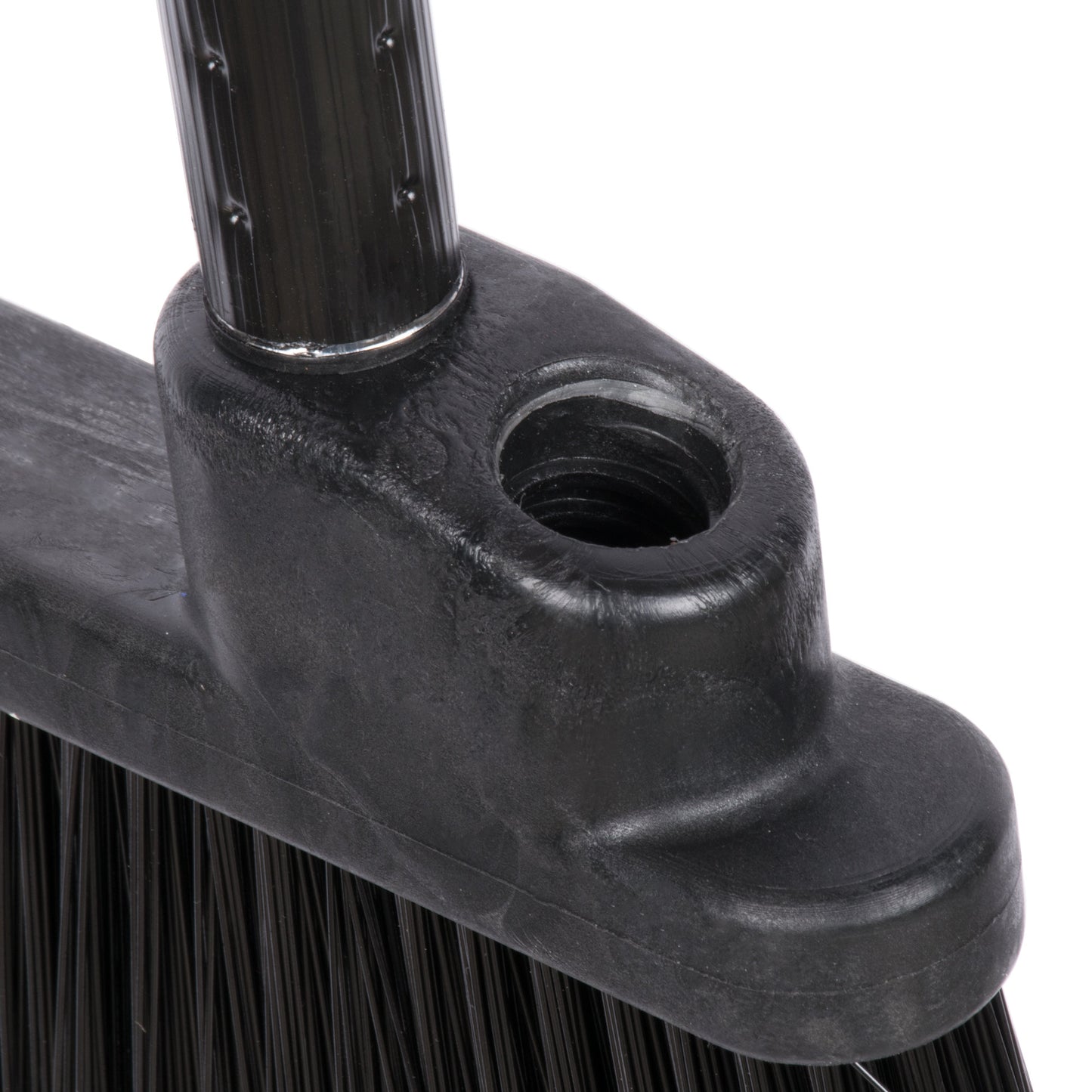 CARLISLE 3686003 DUO-SWEEP 7 1/2" LOBBY BROOM WITH BLACK UNFLAGGED BRISTLES AND 30" HANDLE