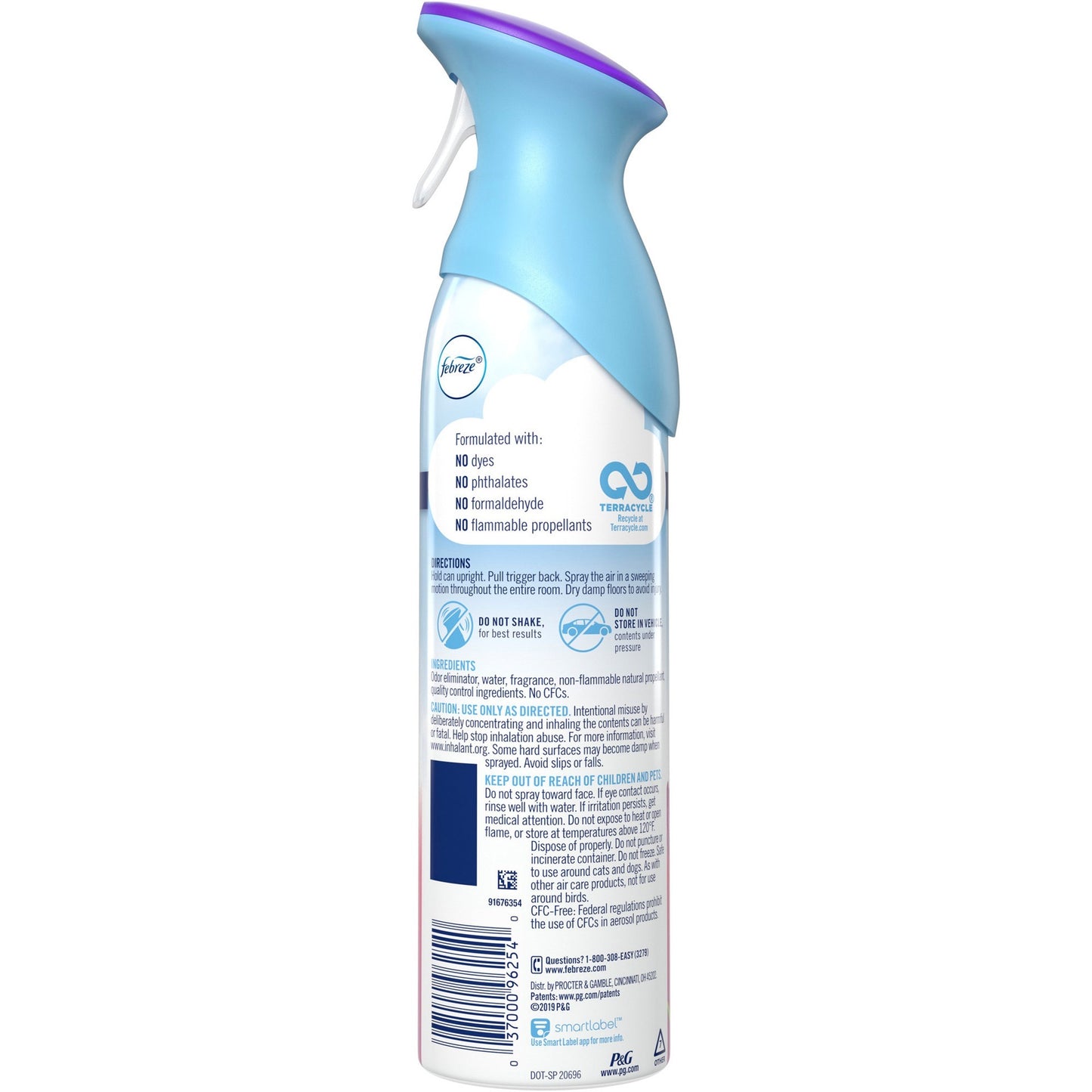 FEBREEZE AIR, SPRING & RENEWAL, 8.8 OZ AEROSOL (6/CS)