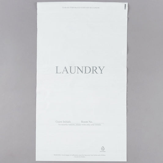 LAUNDRY BAG / PERFORATED TEAR TIE (CS/1,000)