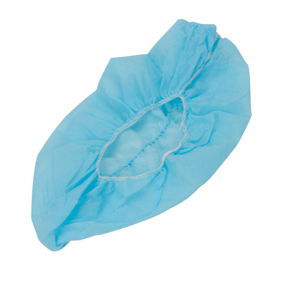 SHOE COVER / BLUE / NON-SKID BOTTOM / LARGE (400/CS)