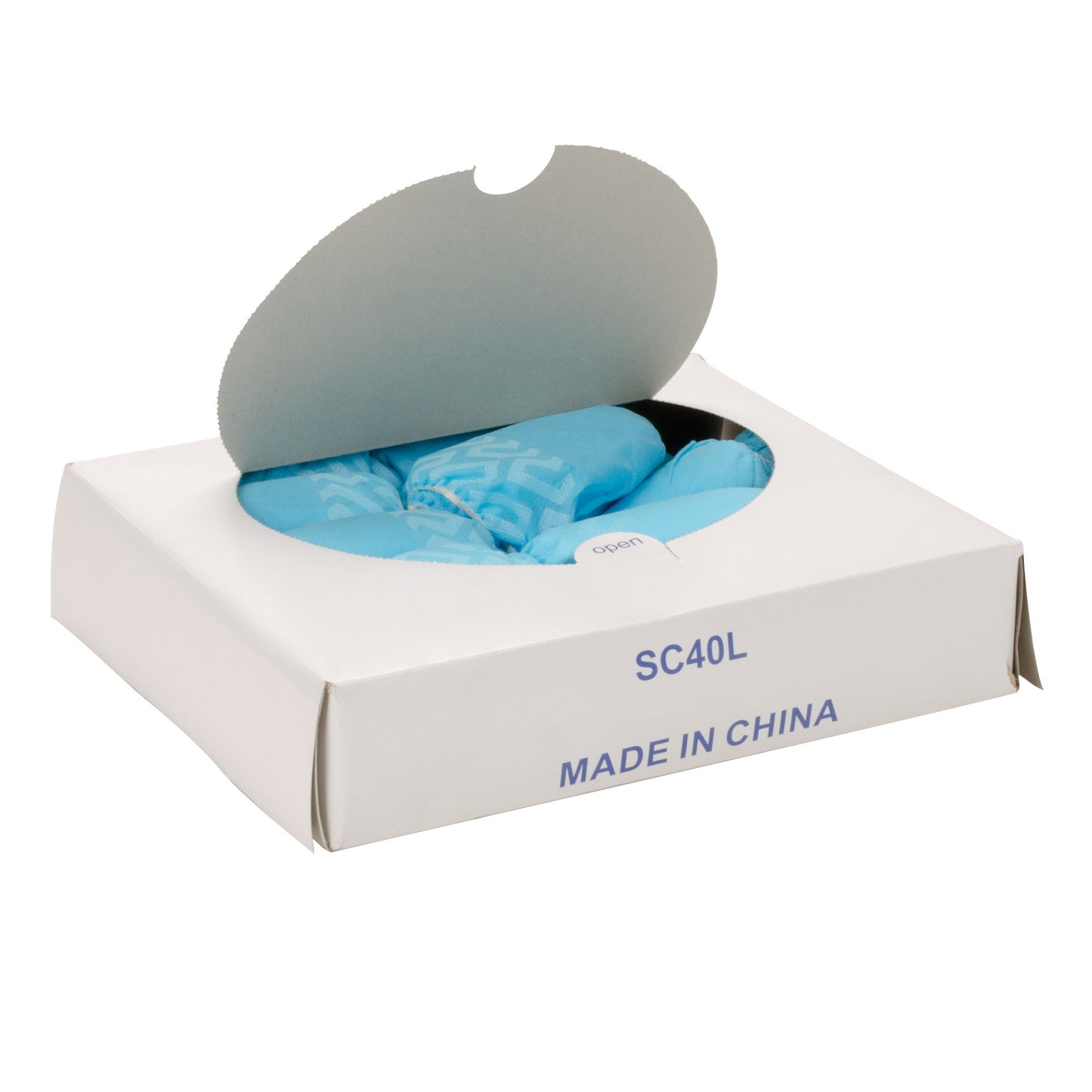 SHOE COVER / BLUE / NON-SKID BOTTOM / LARGE (400/CS)