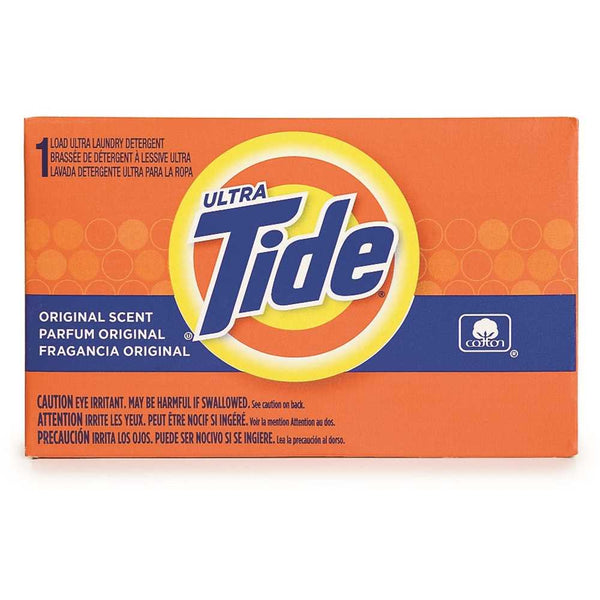 TIDE VENDING / TIDE ULTRA POWDERED LAUNDRY DETERGENT FOR COIN VEND (1-LOAD, 156/CASE)