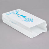 SANITARY DISPOSAL BAGS / WHIT EITH BLUE INK PRINT (1,000/CS)