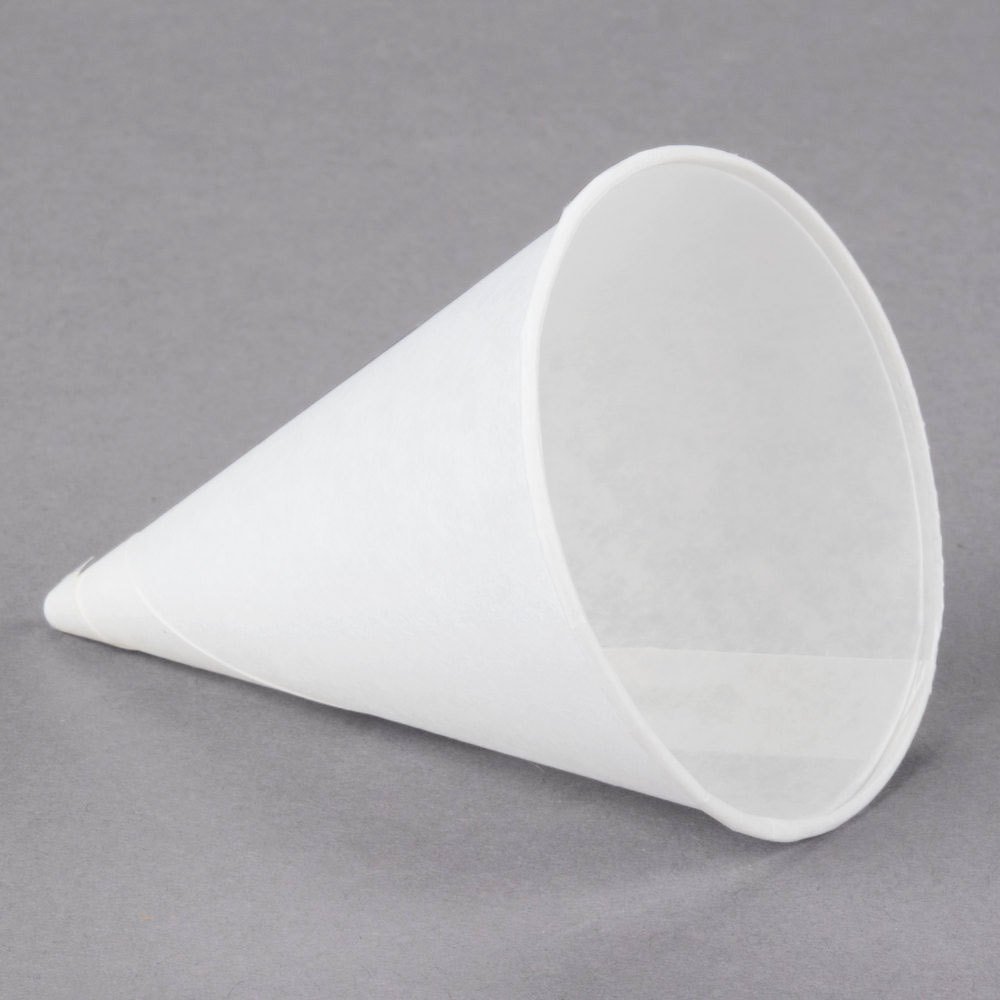 4.5 OZ CONE CUP / ROLLED RIM (200/25/5,000)