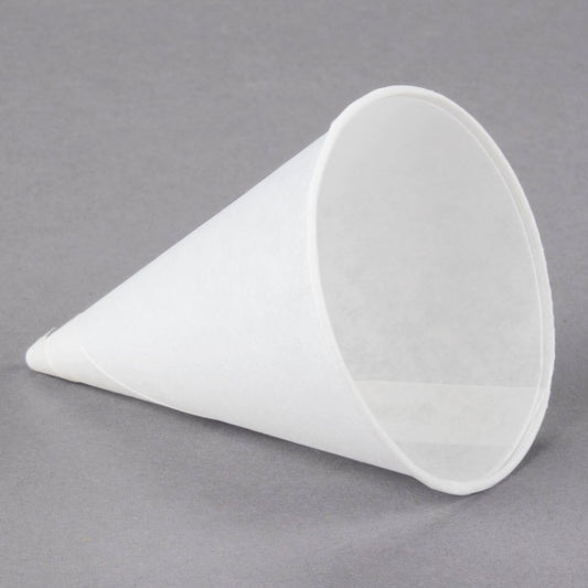 4.5 OZ CONE CUP / ROLLED RIM (200/25/5,000)