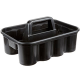 RUBBERMAID DELUXE JANITORIAL CLEANING CADDY / BLACK (EACH)