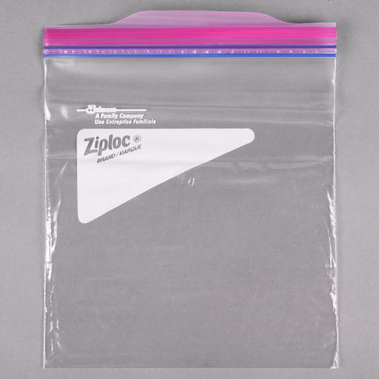 DIVERSEY ZIPLOC QUART STORAGE BAG 1.75 MIL 500