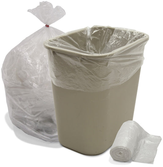 24 X 33 / HIGH DENSITY / 12-16 GAL. / 12 MIC / CLEAR (500/CS)