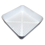 ALL POINTS 32-1422 6 1/2" X 6 1/2" PLASTIC FLOOR DRAIN STRAINER WITH 3/16" HOLES