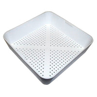 ALL POINTS 32-1422 6 1/2" X 6 1/2" PLASTIC FLOOR DRAIN STRAINER WITH 3/16" HOLES