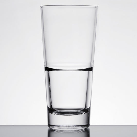 LIBBEY 15714 ENDEAVOR 14 OZ. STACKABLE BEVERAGE GLASS - 12/CASE