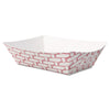 5 LB PAPER FOOD BASKETS, RED/WHITE (500/CS)