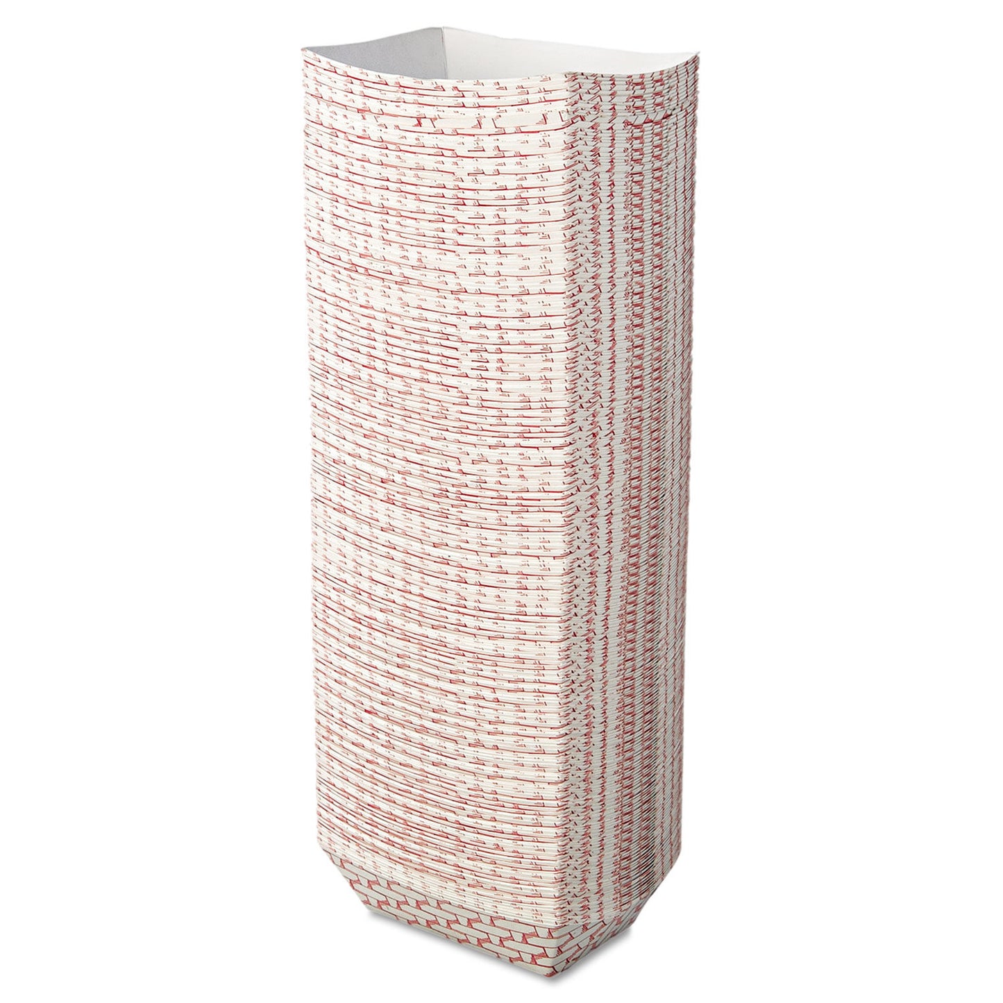 5 LB PAPER FOOD BASKETS, RED/WHITE (500/CS)