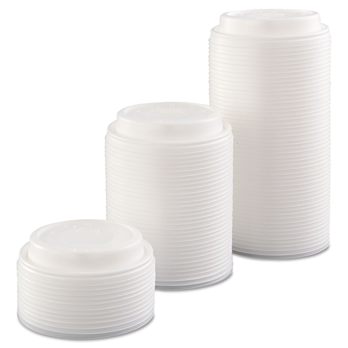 16EL / DART CAPPUCCINO DOME LID WHITE (100/10/1,000)