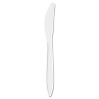 PLASTIC KNIFE / MEDIUM WEIGHT / WHITE (1000/BOX)