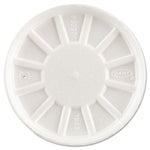 DART FOAM VENTED LID WHITE SLEEVE / 50 SINGLES