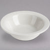 CHOICE 4.5 OZ. IVORY (AMERICAN WHITE) NARROW RIM CHINA FRUIT / MONKEY DISH - 36/CASE