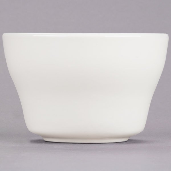 7.25 OZ. IVORY (AMERICAN WHITE) ROLLED EDGE STONEWARE BOUILLON CUP (36/CS)