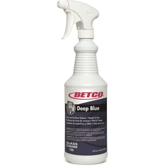 DEEP BLUE GLASS CLEANER, RTU, 1 QUART (CS/12)