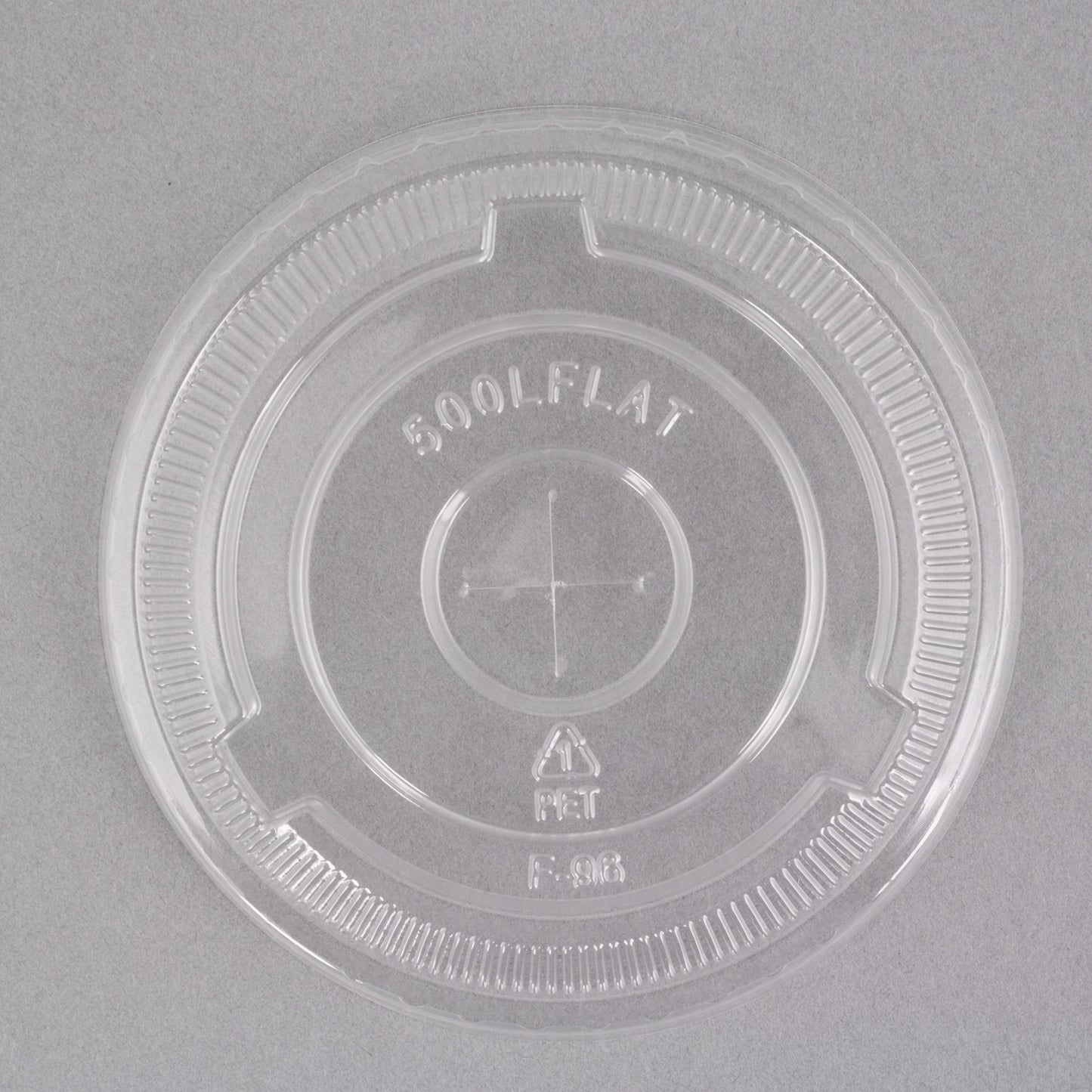 PET CLEAR STRAW SLOT LID / FITS 9, 12, 16, 20 (50/20/1,000)