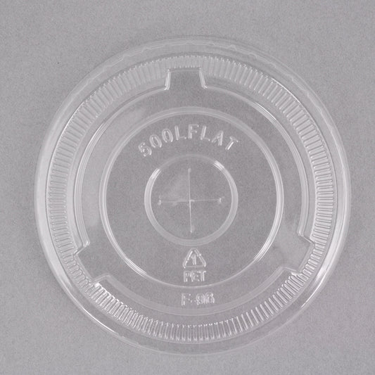 PET CLEAR STRAW SLOT LID / FITS 9, 12, 16, 20 (50/20/1,000)