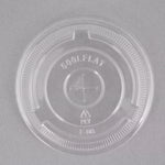 PET CLEAR STRAW SLOT LID / FITS 9, 12, 16, 20 (50/20/1,000)