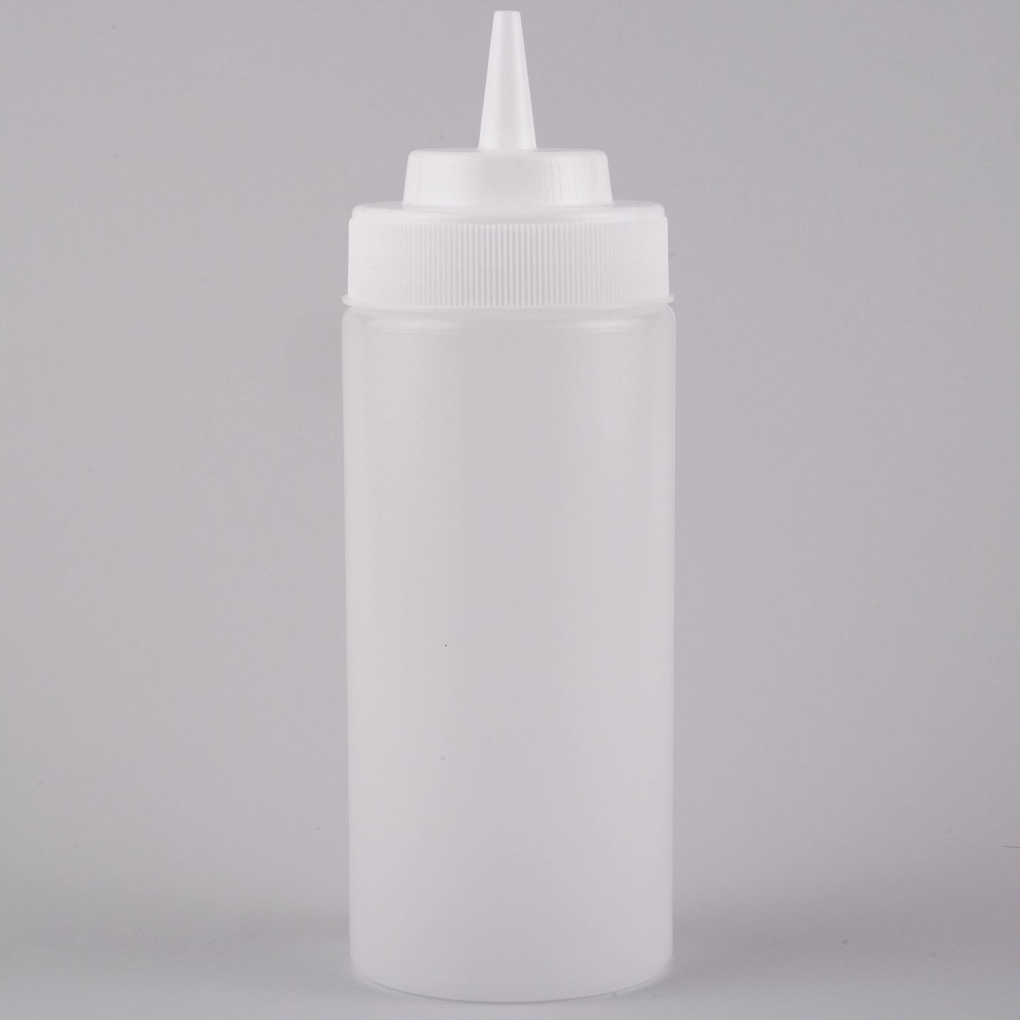 16 OZ CLEAR WIDE MOUTH SQUEEZE BOTTLE (6/PK)