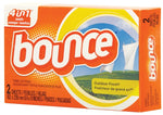 BOUNCE VENDING / BOUNCE OUTDOOR FRESH SCENT DRYER SHEETS FOR COIN VEND MACHINES (2-COUNT / 156/CASE)