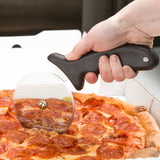 4" PIZZA CUTTER WITH PLASTIC HANDLE