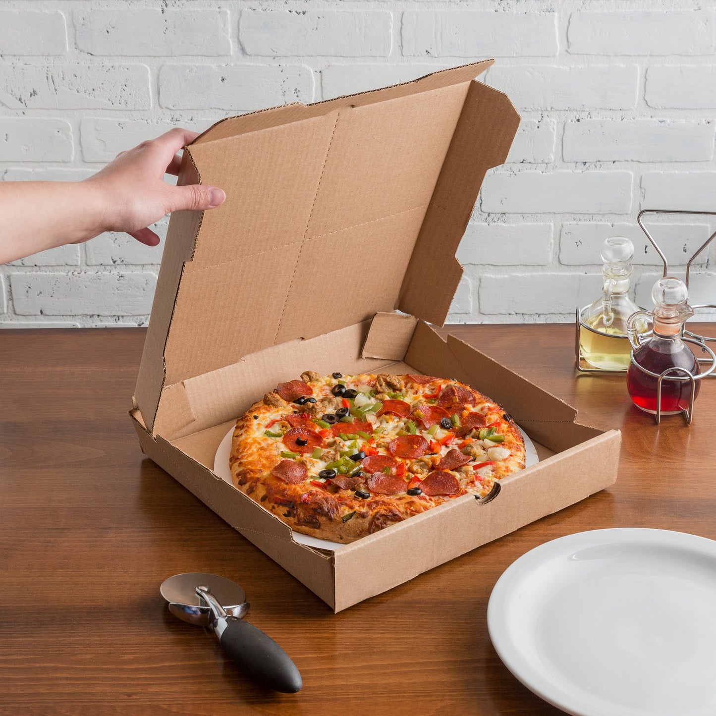 10" CORRUGATED WHITE CAKE / PIZZA CIRCLE (250/CS)