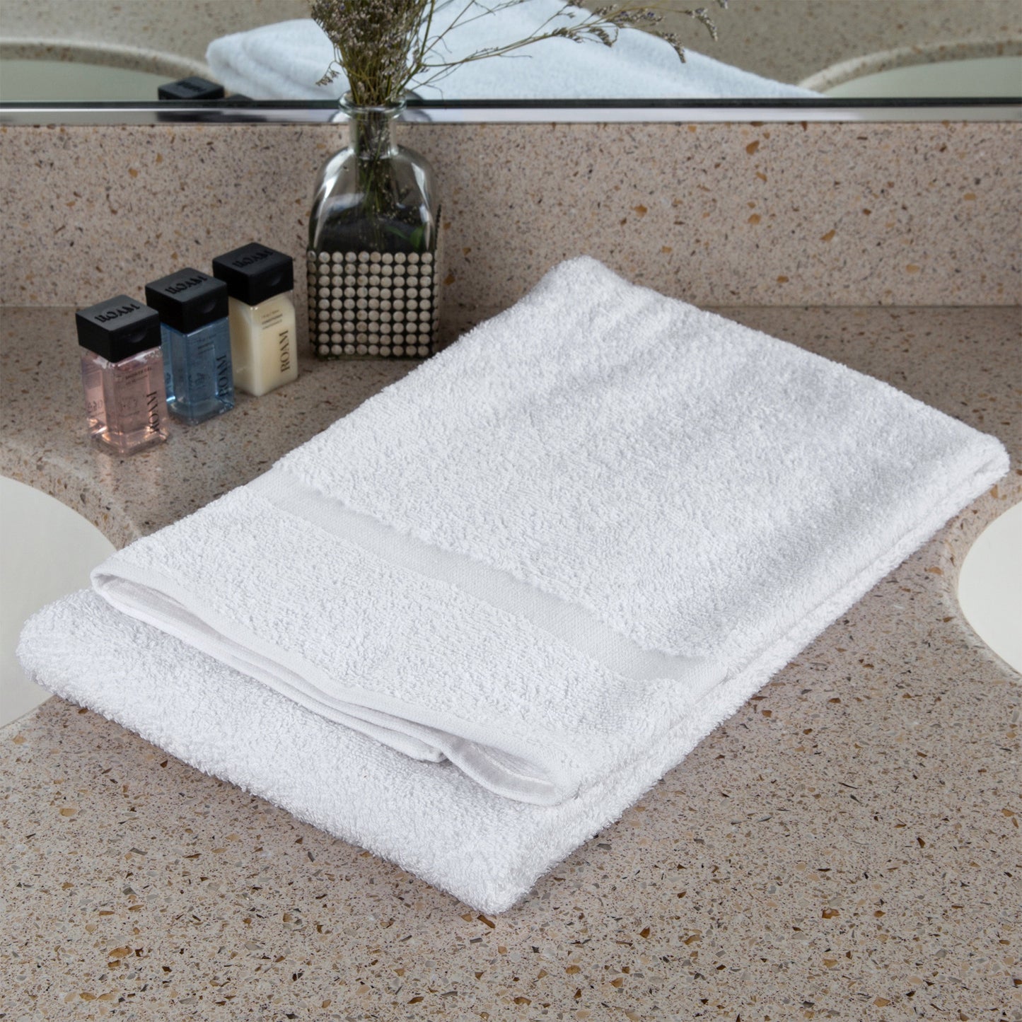 BATH TOWEL / 24 X 48 / ECONOMY 100% COTTON (DOZEN) (5/CS)