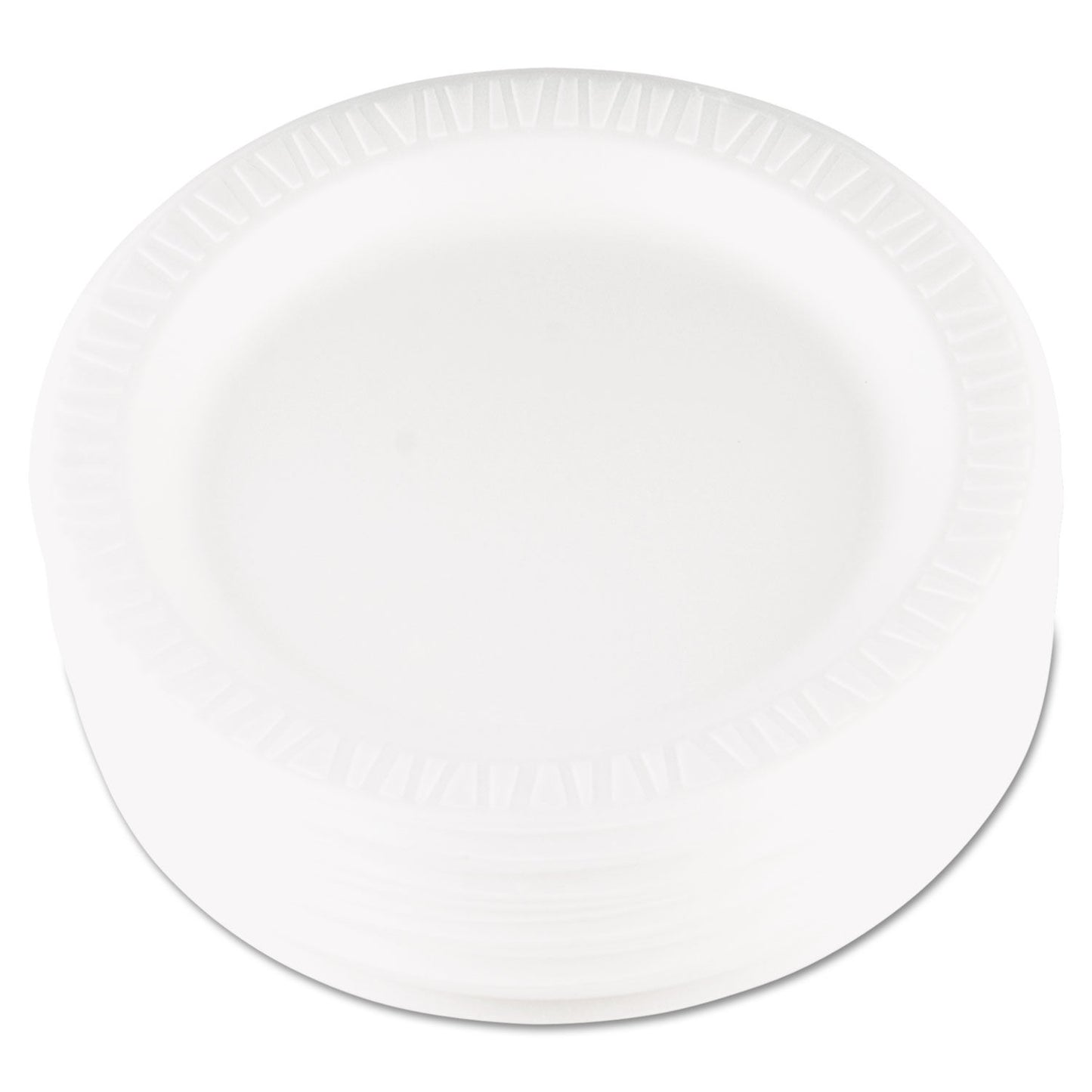 FOAM PLATE / 9" / WHITE / LAMINATED (500/CS)