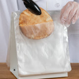 7 1/2" X 7 1/2" UNPRINTED PLASTIC DELI SADDLE BAG WITH FLIP TOP (2,000/CS)