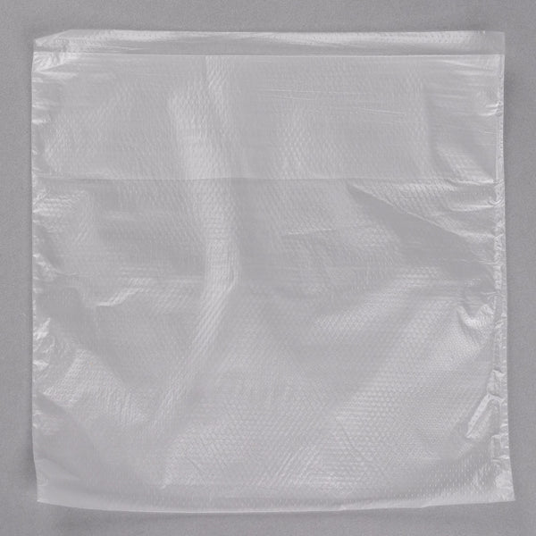 7 1/2" X 7 1/2" UNPRINTED PLASTIC DELI SADDLE BAG WITH FLIP TOP (2,000/CS)