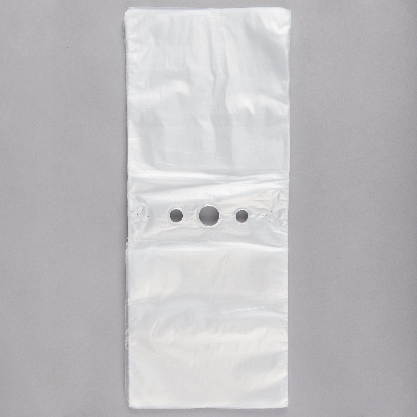 7 1/2" X 7 1/2" UNPRINTED PLASTIC DELI SADDLE BAG WITH FLIP TOP (2,000/CS)