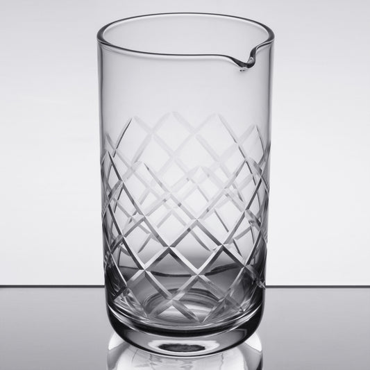 AMERICAN METALCRAFT MGD25 25 OZ. DIAMOND CUT MIXING GLASS