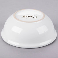 ACOPA 10 OZ. BRIGHT WHITE ROLLED EDGE CHINA NAPPIE BOWL (36/CS)