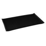 ES ROBBINS 184543 FEEL GOOD 35" X 60" BLACK GREASE-PROOF ANTI-FATIGUE FLOOR MAT - 3/8" THICK