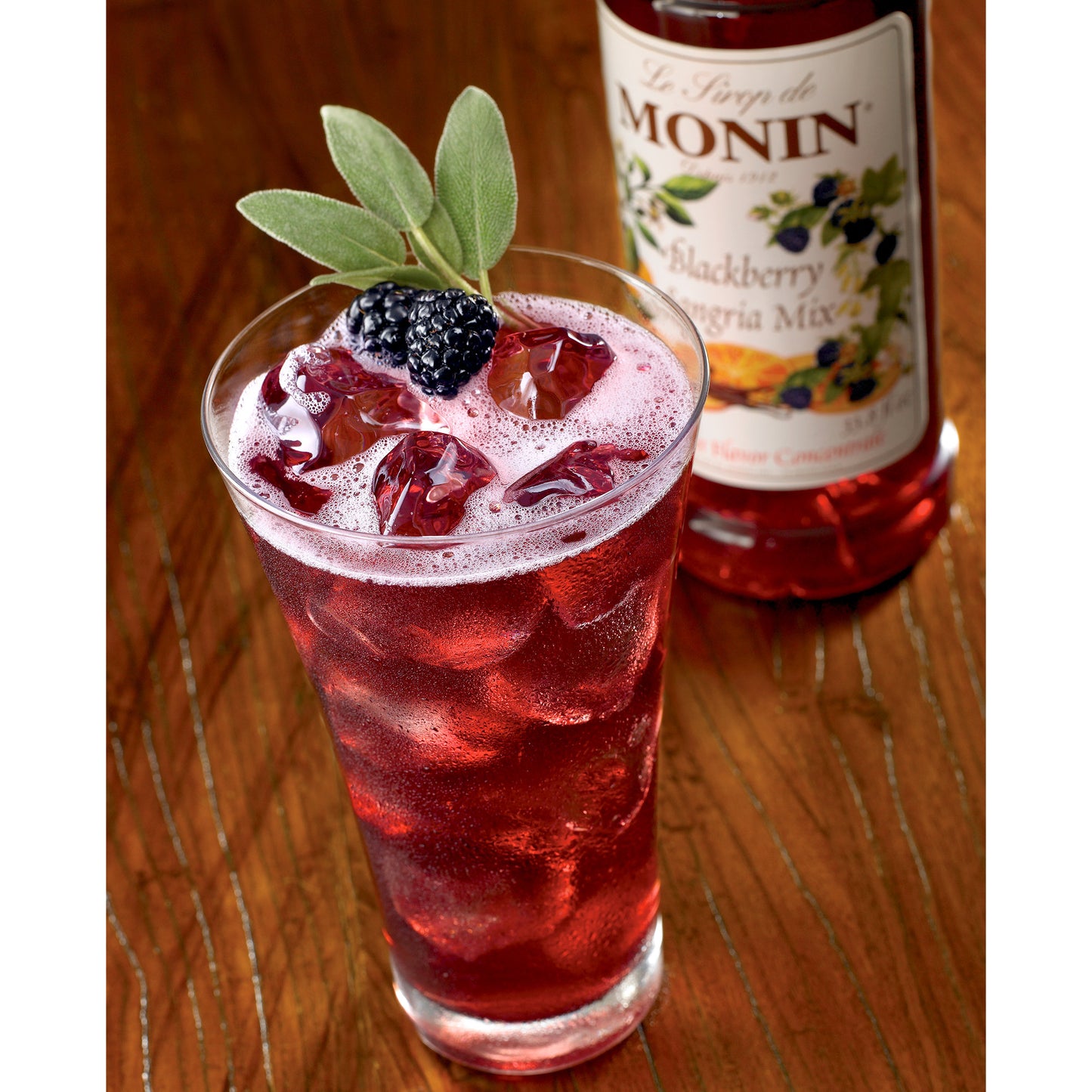 SANGRIA MIX, BLACKBERRY / MONIN / 1 LITER / (4/CS)