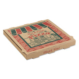 10 X 10 CORRUGATED KRAFT PIZZA BOX (50/CS