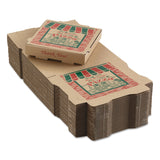 10 X 10 CORRUGATED KRAFT PIZZA BOX (50/CS