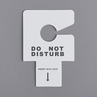 HOTEL DOOR SIGN - DO NOT DISTURB - KEY SLOT OR HANG - 100/PACK