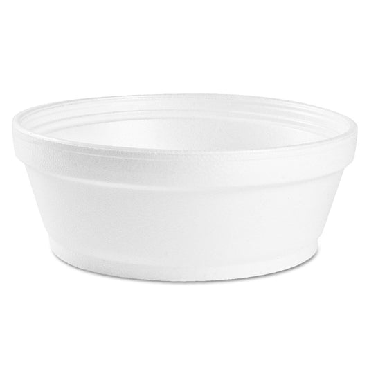 8SJ32 / FOAM BOWL / 8 OZ / WHITE / SQUAT (500/CS)