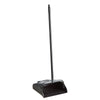 CONTINENTAL 912BK-12 12" X 10" X 6" BLACK LOBBY DUST PAN WITH 36 1/2" HANDLE