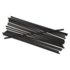 SIP STIR STRAW / 5.25" / BLACK (1,000/10/10,000)