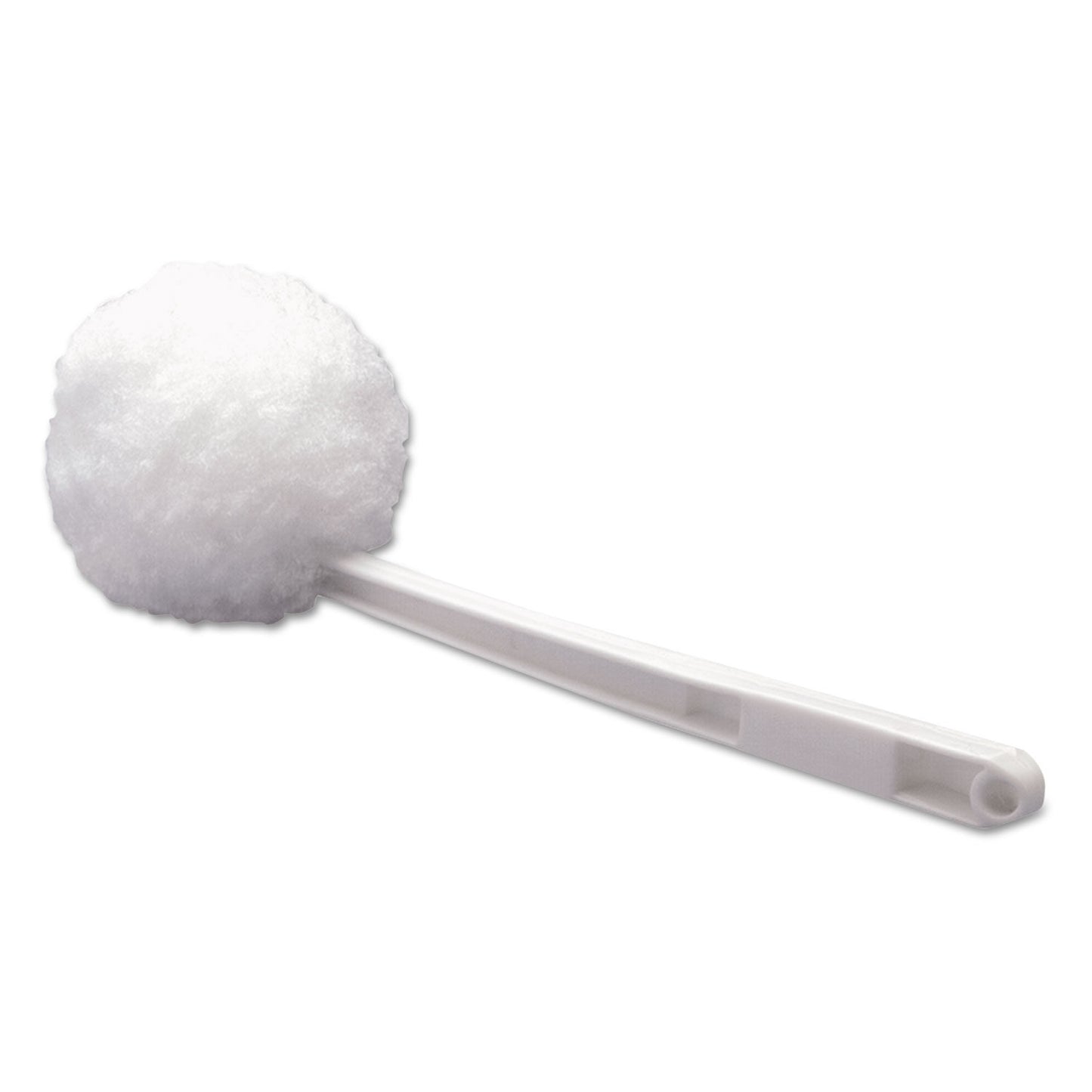 BOWL MOP / 10" HANDLE, 2" DIA. HEAD, PLASTIC, WHITE (EACH) (25/CS)