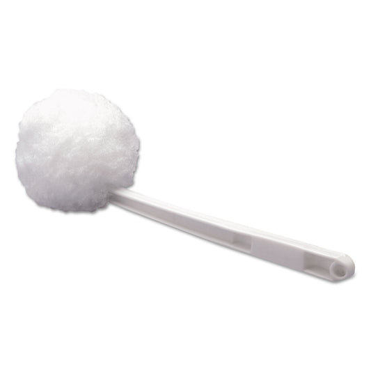 BOWL MOP / 10" HANDLE, 2" DIA. HEAD, PLASTIC, WHITE (EACH) (25/CS)