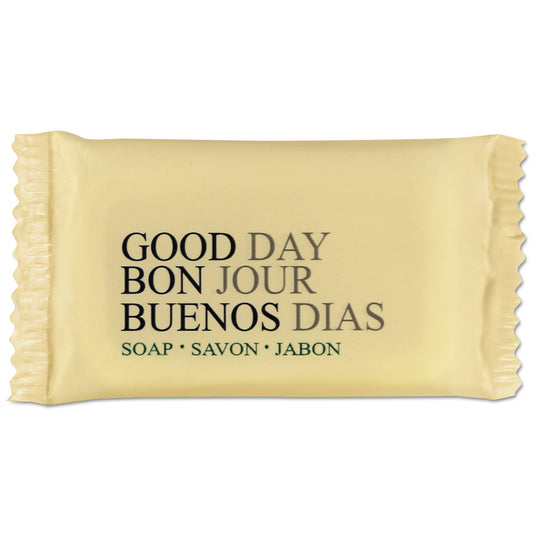 GOOD DAY AMENITY BAR SOAP, PLEASANT SCENT, # 1/2, 1000/CARTON