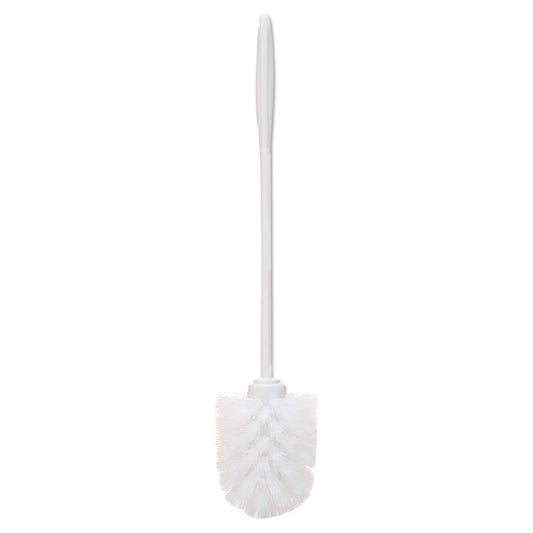 RUBBERMAID / TOILET BOWL BRUSH, 14 1/2", WHITE, PLASTIC
